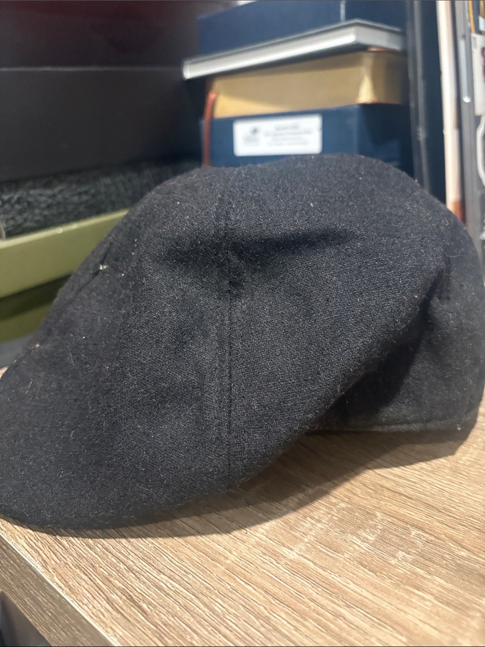 Black Men's Flat Cap - Classic Ivy Hat